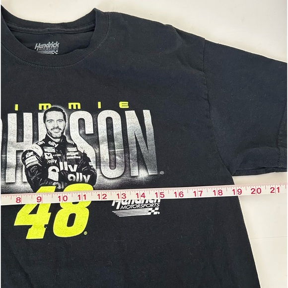 Jimmie Johnson Nascar Black 2020 Legacy Tee Shirt  #48 Size Medium - Picture 7 of 7